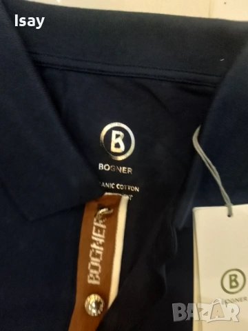 Мъжка тениска БОГНЕР 3ХЛ последен размер в тъмно син цвят , снимка 7 - Тениски - 52206855