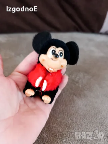 Ретро играчка Мики маус за пръст, винтидж Мики Маус , снимка 2 - Плюшени играчки - 49137919