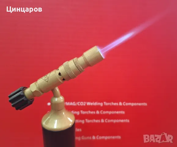 Горелка с дюзи 3бр.и флакон пропан-бутан , снимка 5 - Други машини и части - 48516495