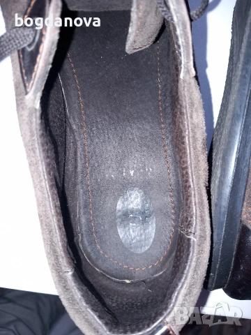 Мъжки спортни обувки от естествена кожа и велур, снимка 5 - Спортни обувки - 53985980