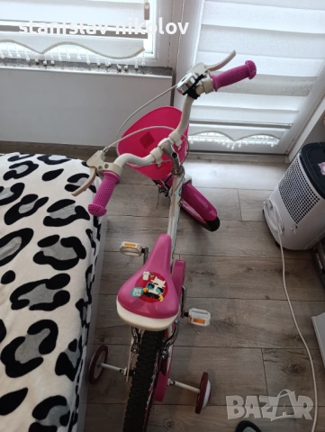 Детски Велосипед MONSTER РОЗОВ 12'' , снимка 4 - Велосипеди - 53959094
