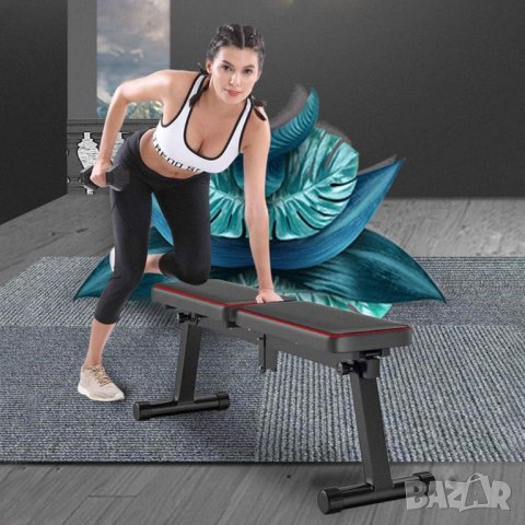 ПРЕОЦЕНЕНА Сгъваема лежанка за фитнес D532-SB0202301X, снимка 7 - Фитнес уреди - 42833851