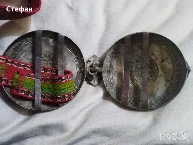 Сребърна възрожденска пафта., снимка 2 - Антикварни и старинни предмети - 48977623