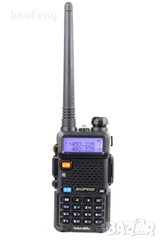 Нова Baofeng 5R 8w Модел 2023 +3 подаръка 136-174 400-520 Mhz Радиостанция Pmr Fm фенерче до 40км., снимка 3 - Друга електроника - 42888387