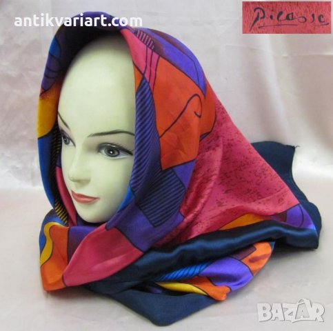Дамски Шал Пикасо, снимка 3 - Шалове - 31860848