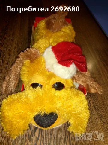 Коледно куче играчка на батерии 45/20см.