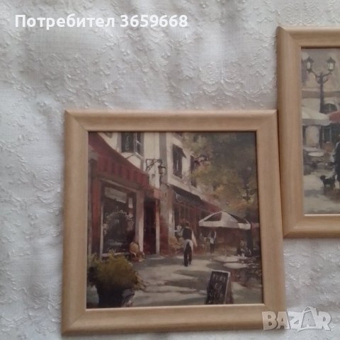 Картини-парижки кафенета, снимка 9 - Картини - 40223467