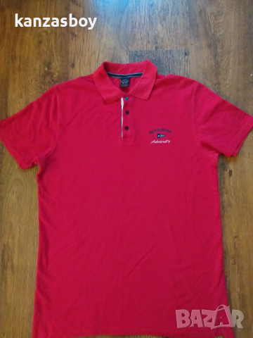 PAUL & SHARK - страхотна мъжка тениска 2ХЛ, снимка 5 - Тениски - 44718316