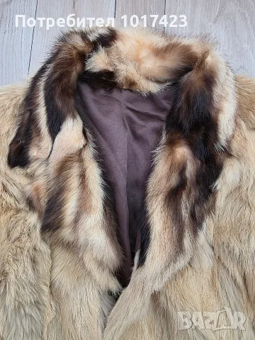 Късо дамско палто от естествен косъм, снимка 4 - Палта, манта - 56266517
