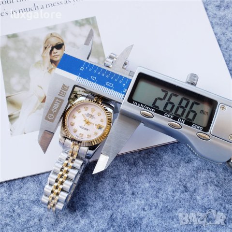 Дамски часовник Rolex Oyster Perpetual Datejust с автоматичен механизъм, снимка 4 - Дамски - 40698882