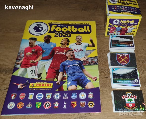 Продавам: PANINI 2019/20 Premier League албум и пълен комплект стикери