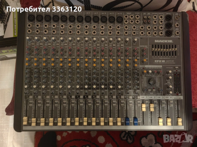 Mackie cfx 16 пулт, снимка 2 - Ресийвъри, усилватели, смесителни пултове - 53035706