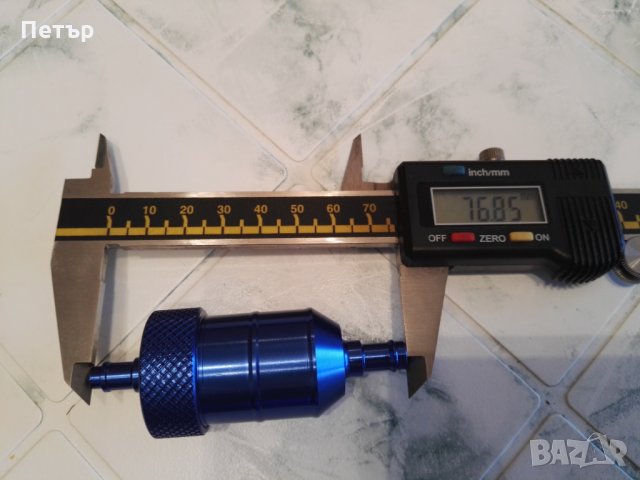 Филтър за бензин, универсален, компактен, бензинов филтър, горивен филтър, АТВ, лодки,косачки,мотори, снимка 7 - Части - 29580705