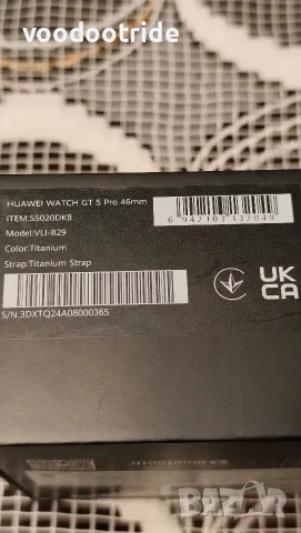 Смарт часовник Huawei Watch GT 5 Pro 46mm - Titanium, снимка 3 - Смарт часовници - 56023900