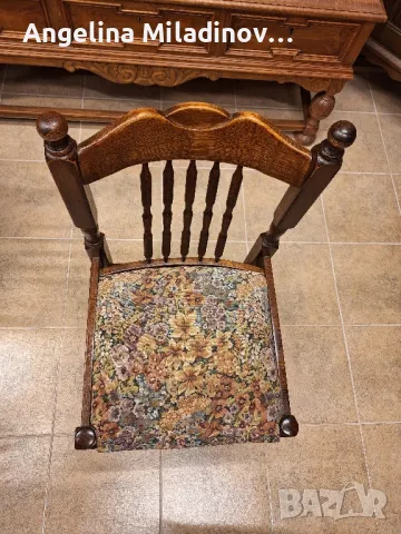 дъбови столове за трапезария к  - т 4 броя, снимка 8 - Столове - 48056866