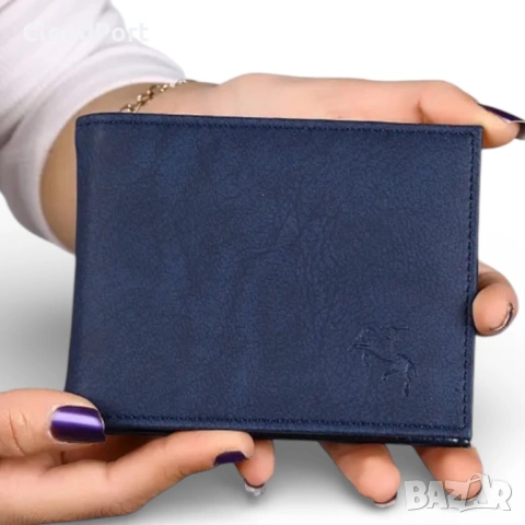 Мъжки комплект, POLO Air, портфейл и часовници, Тъмносин, снимка 4 - Портфейли, портмонета - 53114822