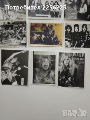 ЛОТ стари картички на метъл групи (лот 8), снимка 2 - Колекции - 49880025
