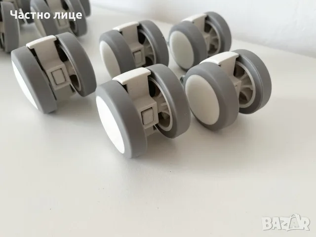 Комплект колелца за офис стол от IKEA 10 х 22 мм, снимка 4 - Столове за офис - 55754707