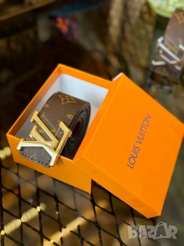 колани от естествена кожа в кутия louis vuitton, снимка 4 - Колани - 50768188