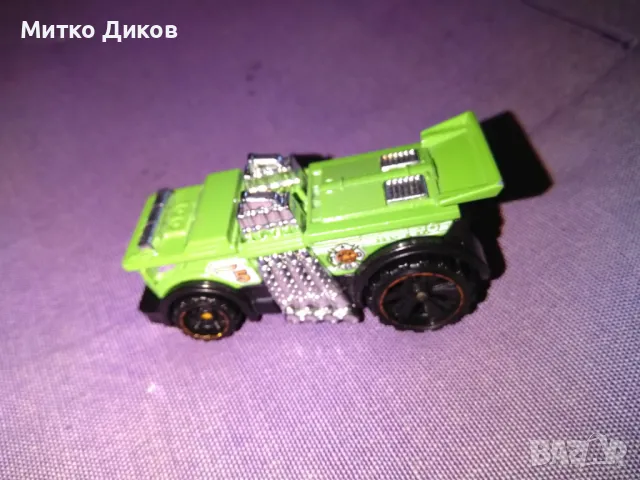 Hot Wheels 2014 Backdrafter HW Rescue Green Loose колекционерска количка, снимка 2 - Колекции - 50256824