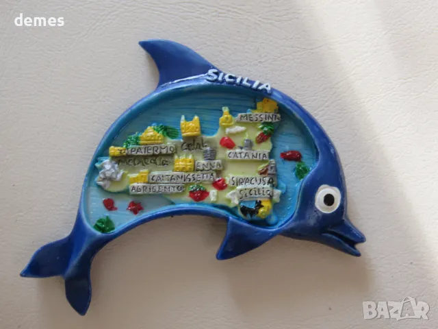 Магнит от Сицилия, Италия, снимка 3 - Колекции - 48070943