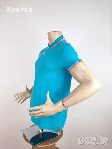 Pyrenex - Оригинална мъжка тениска с яка размер S, снимка 4 - Тениски - 47438081