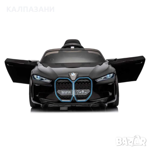 Кола Акумулаторна 12V BMW JE1009 с родителски контрол Черна, снимка 4 - Коли, камиони, мотори, писти - 51665310