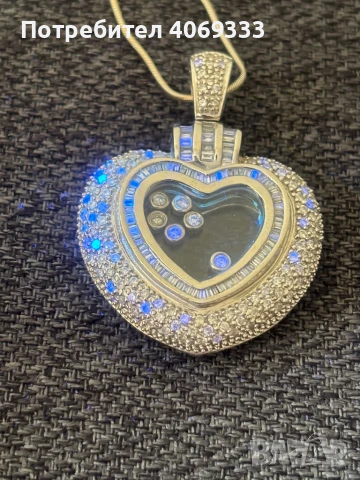 Дамско колие 18карата бяло злато с 220бр естествени Диаманта, снимка 17 - Колиета, медальони, синджири - 51046701