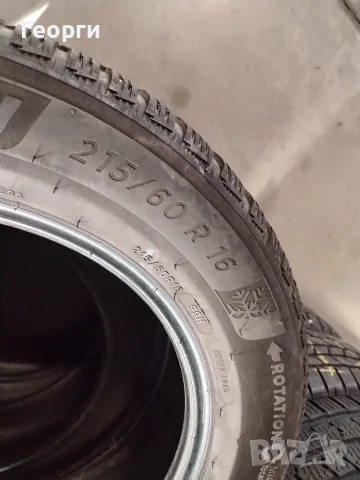 4бр.зимни гуми 215/60/16 Michelin, снимка 9 - Гуми и джанти - 56344151