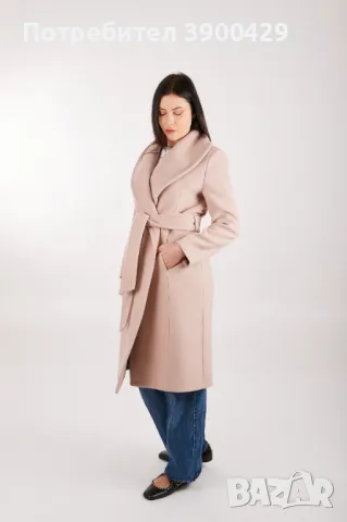 Дамско Палто James coat - Нюд, снимка 2 - Палта, манта - 47716971