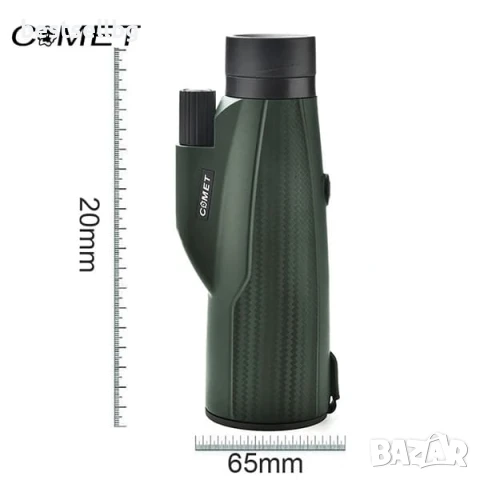 Мощен монокъл COMET 10-30x50 HD ZOOM бинокъл за лов птици природа с тирпод и стойка за телефон евтин, снимка 8 - Екипировка - 51204468