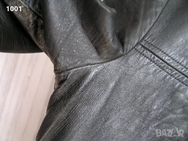 Мъжки кожен реглан,кожена шуба ,манто L 52/54, снимка 11 - Колекции - 30646558