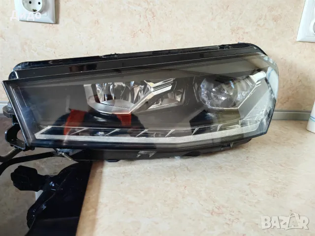 Фар Skoda Fabia 4 FULL LED ляв/Фар Шкода Фабиа LED 2021г. Оригинален, снимка 4 - Части - 48005398