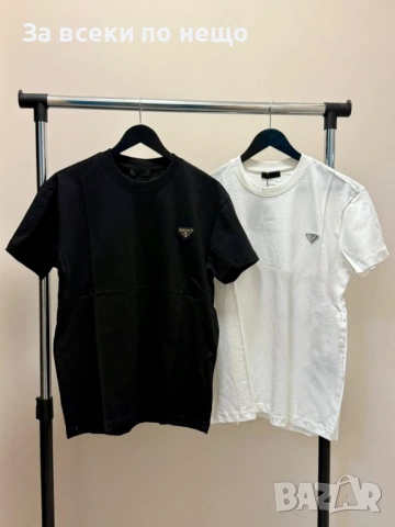 Prada Мъжка Тениска👕Мъжка Блуза С Къс Ръкав - Различни Цветове Код SА Brand-14