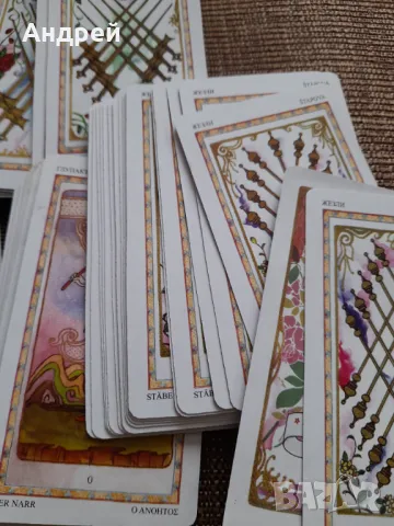 Стари карти за гледане Таро, снимка 5 - Други ценни предмети - 47777484