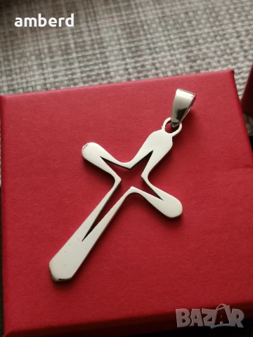 Страхотен сребърен кръст - модел С015