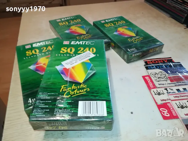 emtec-нови видео касети 65лв за 1бр 1404250816, снимка 4 - Аудио касети - 49886563