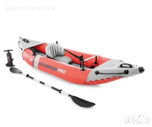 Надуваем каяк за екскурзии INTEX Excursion PRO K1 Kayak