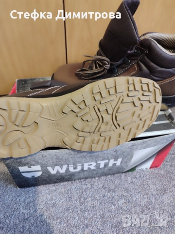 Мъжки работни обувки WURTH, снимка 3 - Мъжки боти - 52583197