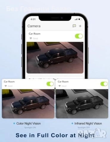 Нова Смарт камера за двор и дом 1080P, AI проследяване, облачен запис, снимка 4 - IP камери - 52630000