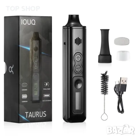 Изпарител Cannabis IOUQ Tarurs Kit Vape Керамична нагревателна камера Ел цигара за билки, снимка 4 - Друга електроника - 49049653