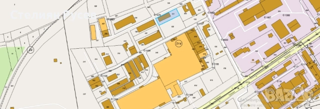 сграда 435кв терен /  имот / парцел 1499кв.м в гр. Силистра ПЗ "Запад" - ПРОМИШЛЕНА ЗОНА  - цена 450, снимка 3 - Складове - 52303523