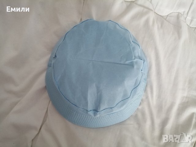 Изчистена двулицева шапка идиотка в син цвят, снимка 8 - Шапки - 39113175