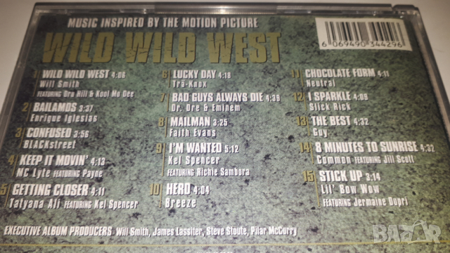 CD Music inspired by the motion picture Wild Wild West, снимка 7 - CD дискове - 44722561