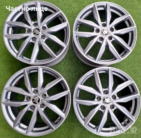 Продавам 4бр 17-ки джанти за Шкода Октавия, Супърб, Карок, Йети Кодиак 