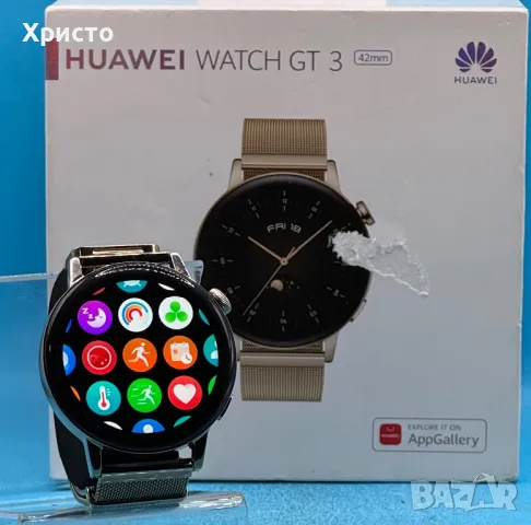 Смарт часовник Huawei Watch GT3, 42 mm, Stainless Steel, Gold, снимка 4 - Смарт часовници - 47498276