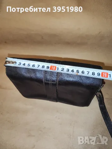 Ретро-мъжка, кожена чанта, снимка 4 - Други ценни предмети - 48199605