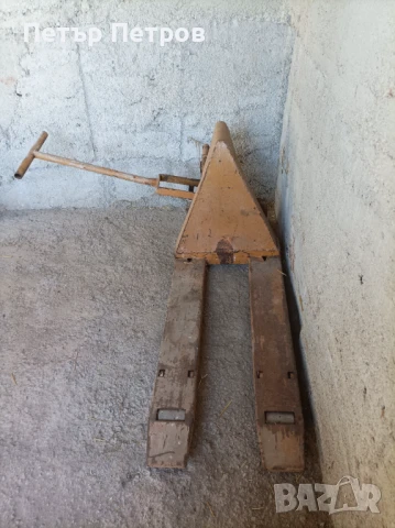 Ретро палетна количка , снимка 6 - Друго търговско оборудване - 50547052