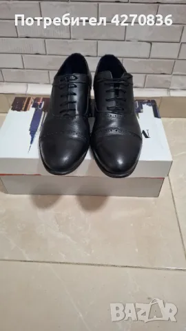 Мъжки официални обувки от естествена кожа, снимка 4 - Официални обувки - 48090390