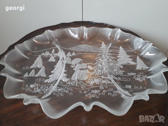 Немско коледно плато ордьовър Walter glass    17/1